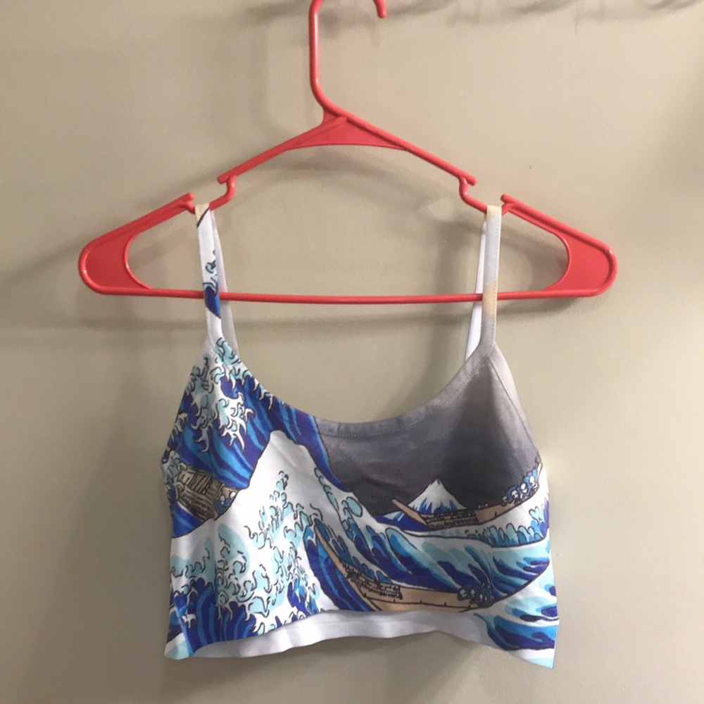 NEVER WORN Happy Monday Artwork Bandeau